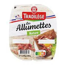 MARQUE REPÈRE, TRADILÈGE Allumettes nature 2x100g
