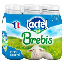Lait Brebis UHT Demi-Ecrémé (6x1l)