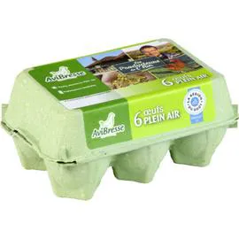 Oeufs plein air (x6)