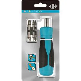 Tournevis à cliquet 12 embouts (l'unité)