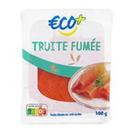 Truite fumée Elevée en eau douce (100g)