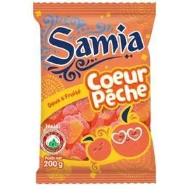 Bonbons halal coeur de pêche (200g)