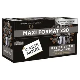 Café capsules Compatibles Nespresso Ristretto Puissant °12 (165g)