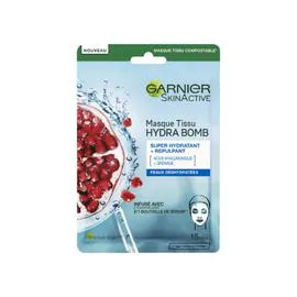 GARNIER, SKINACTIVE Masque Visage Tissu HydraBomb Grenade Hydratant & Repulpant l'unité