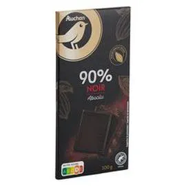 Tablette de chocolat noir absolu dégustation 90% (100g)