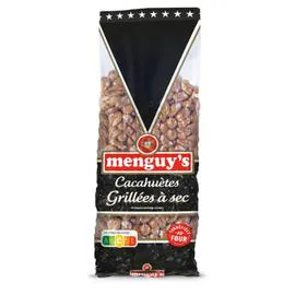 MENGUY'S Cacahuètes grillées à sec 410g