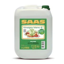 Vinaigre d'alcool blanc (3l)