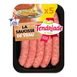 Saucisses de veau nature (330g)