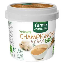 Soupe Bio champignons et cèpes (300ml)