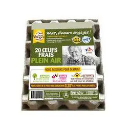 Oeufs frais plein air x20 (x20)