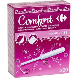 Tampons applicateur Comfort, normal (x20)