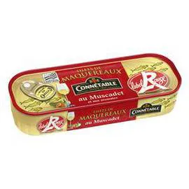 Filet de maquereaux Muscadet - Label Rouge (176g)