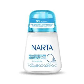 NARTA Déodorant Anti-Odeurs 48h Invisible Magnesium Protect 50ml