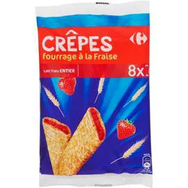Crêpes fourrage fraise (8x32g)