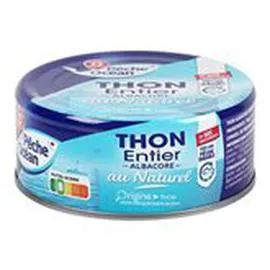 Thon entier Naturel (186g)