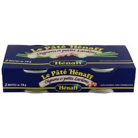 Pâté oignons et petits lardons (156g)