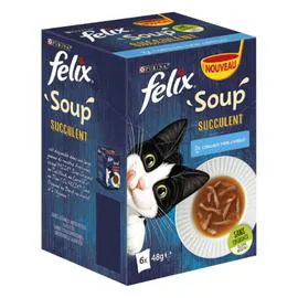 Aliment pour chat soupe de poisson (288g)
