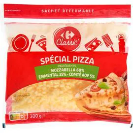 CARREFOUR CLASSIC' Fromage Râpé Spécial Pizza 300g