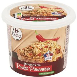 Rillettes de poulet pimentées (200g)