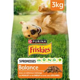 PURINA Friskies Vitafit Balance Croquettes au Poulet et Légumes ajoutés - Chien Adulte 3kg