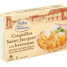 Coquilles St-Jacques à la Bretonne (2x100g)