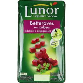 LUNOR Betteraves cubes 500g