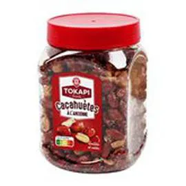 MARQUE REPÈRE, TOKAPI Cacahuètes à l'ancienne Grillées et salées 400g