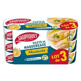 Filets de maquereaux à la moutarde (3x169g)
