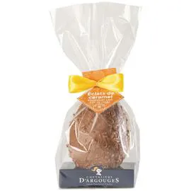 Chocolat de Pâques oeuf lait éclats de caramel CHEVALIER ARGOUGES (110g)