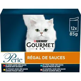 PURINA, GOURMET Pâtée pour chat Régal de Sauces 12x85g