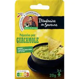 ITINÉRAIRE DES SAVEURS Préparation pour guacamole 20g