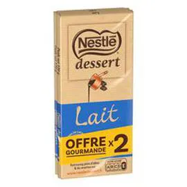 Tablette de chocolat au lait pâtissier (2x170g)
