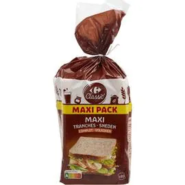 Pain de mie complet tranché (825g)