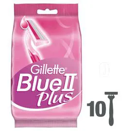 GILLETTE, VENUS Rasoir Jetable Femme Bluell Plus x10