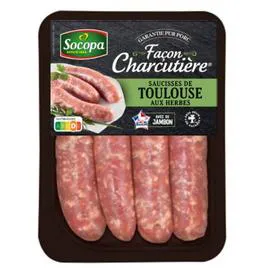 Saucisse de Toulouse aux herbes (400g)