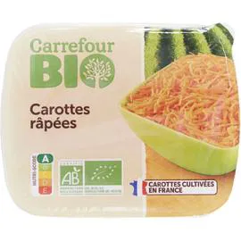 Carottes râpées bio (200g)