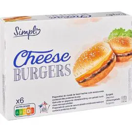 Cheeseburgers (6x125g)