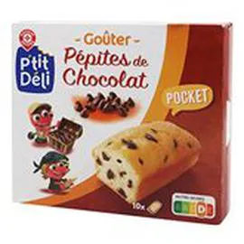 Gâteaux Pépites de chocolat (10x30g)