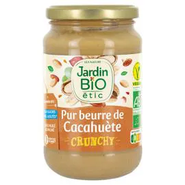 Pâte à tartiner pur beurre de cacahuète crunchy Bio (350g)