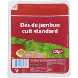 Dés de jambon cuit standard (300g)