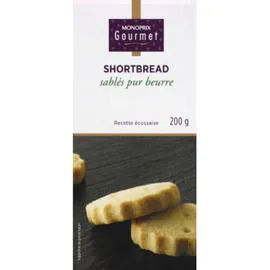 MONOPRIX GOURMET Shortbread, sablés pur beurre 200g