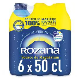 Eau gazeuse minérale naturelle magnésium (6x50cl)
