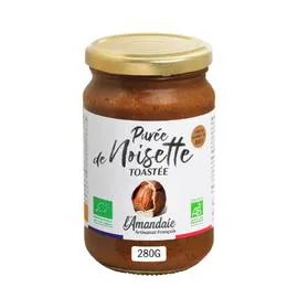 Purée de noisette toastée BIO (280g)
