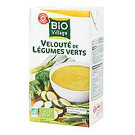 MARQUE REPÈRE, BIO VILLAGE Soupe Velouté Bio Légumes verts 1l
