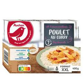Poulet curry et riz basmati (400g)