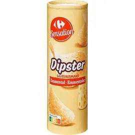 CARREFOUR SENSATION Biscuits apéritif Tuiles Emmental 175g