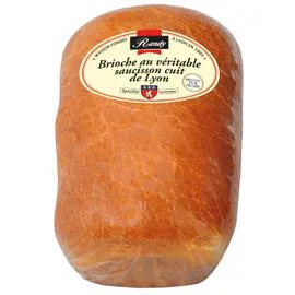 Brioche au véritable saucisson cuit de Lyon (600g)