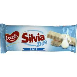 Gaufrette Silvia Duo lait (26g)
