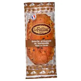 LA FALLUE Brioche artisanale de Normandie aux pépites de chocolat 300g