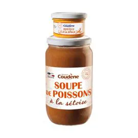 Soupe de poissons à la sétoise et rouille (780g+90g)